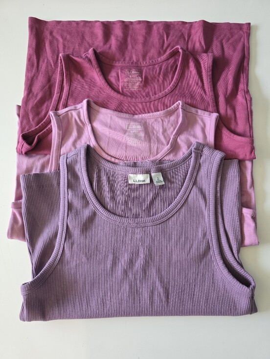L.L. Bean Tops - L.L. Bean Bundle Of 3 Pima Cotton Tank Top S PET NWOT